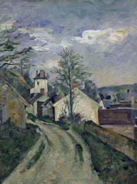 The House Of Doctor Gachet (1828 1909) At Auvers By Paul Cezanne Fine Art Print