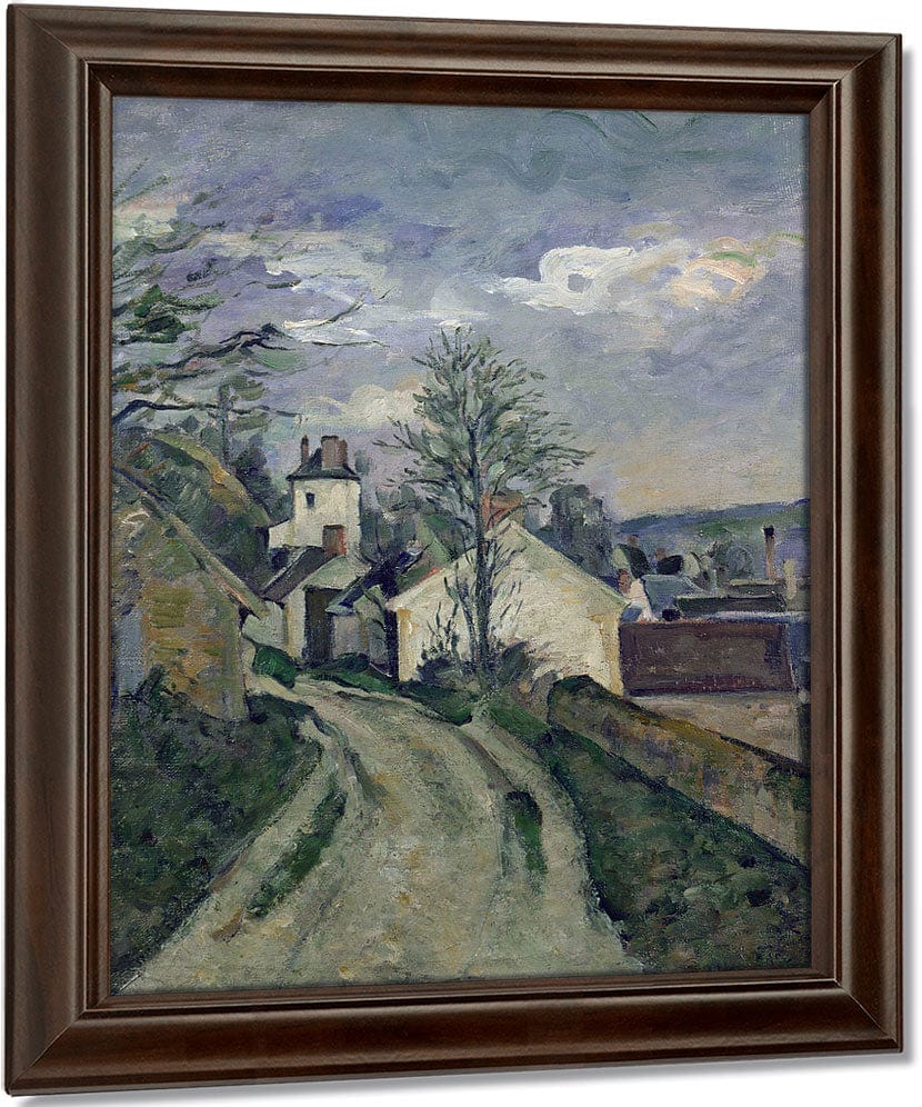 The House Of Doctor Gachet (1828 1909) At Auvers By Paul Cezanne Fine Art Print