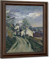 The House Of Doctor Gachet (1828 1909) At Auvers By Paul Cezanne Fine Art Print