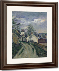 The House Of Doctor Gachet (1828 1909) At Auvers By Paul Cezanne Fine Art Print
