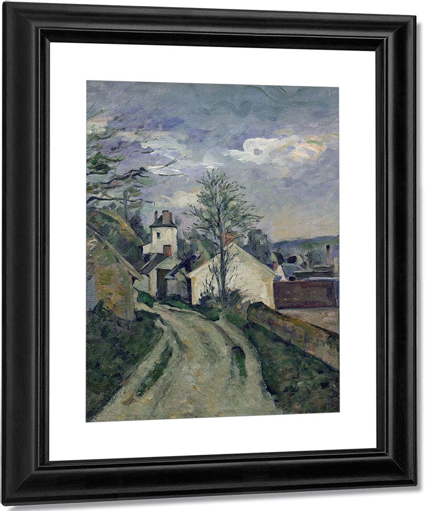 The House Of Doctor Gachet (1828 1909) At Auvers By Paul Cezanne Fine Art Print