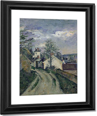The House Of Doctor Gachet (1828 1909) At Auvers By Paul Cezanne Fine Art Print