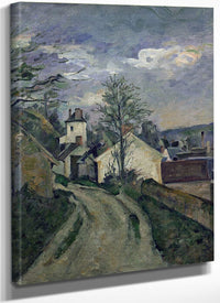 The House Of Doctor Gachet (1828 1909) At Auvers By Paul Cezanne Fine Art Print