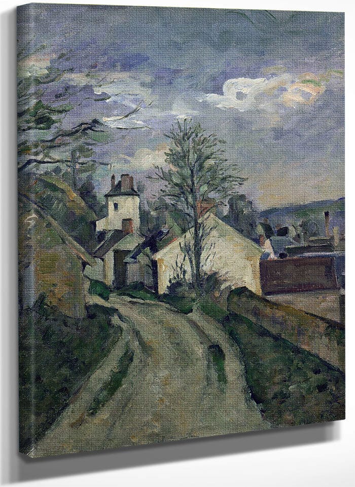 The House Of Doctor Gachet (1828 1909) At Auvers By Paul Cezanne Fine Art Print