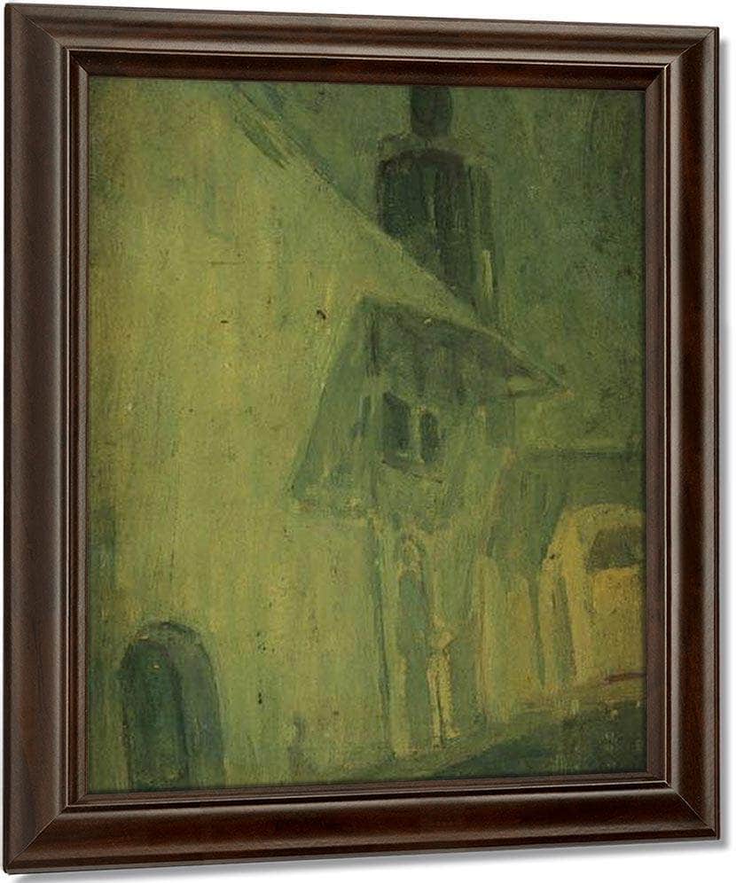 The House (Wall) In Blue By Henry Ossawa Tanner Fine Art Print