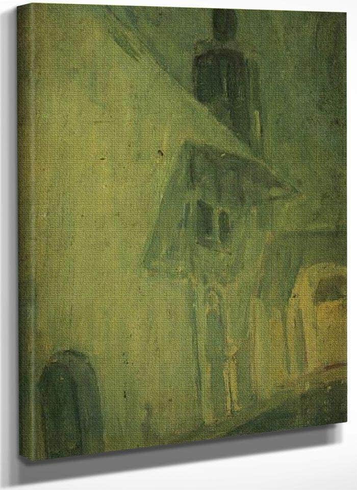 The House (Wall) In Blue By Henry Ossawa Tanner Fine Art Print