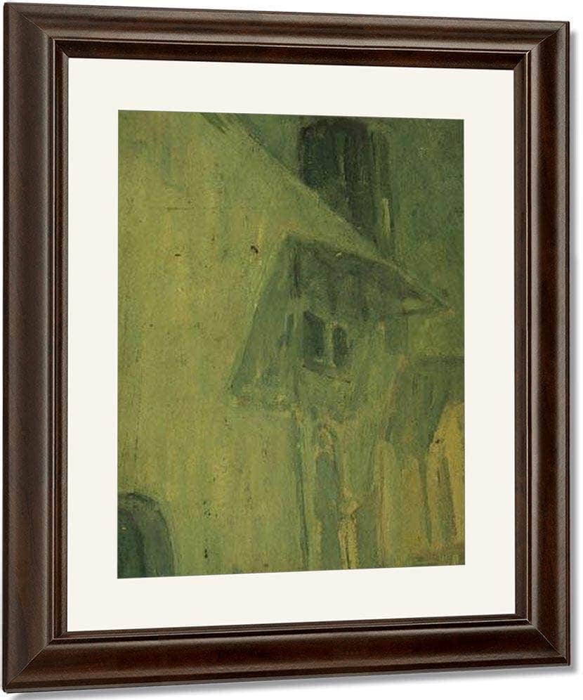 The House (Wall) In Blue By Henry Ossawa Tanner Fine Art Print