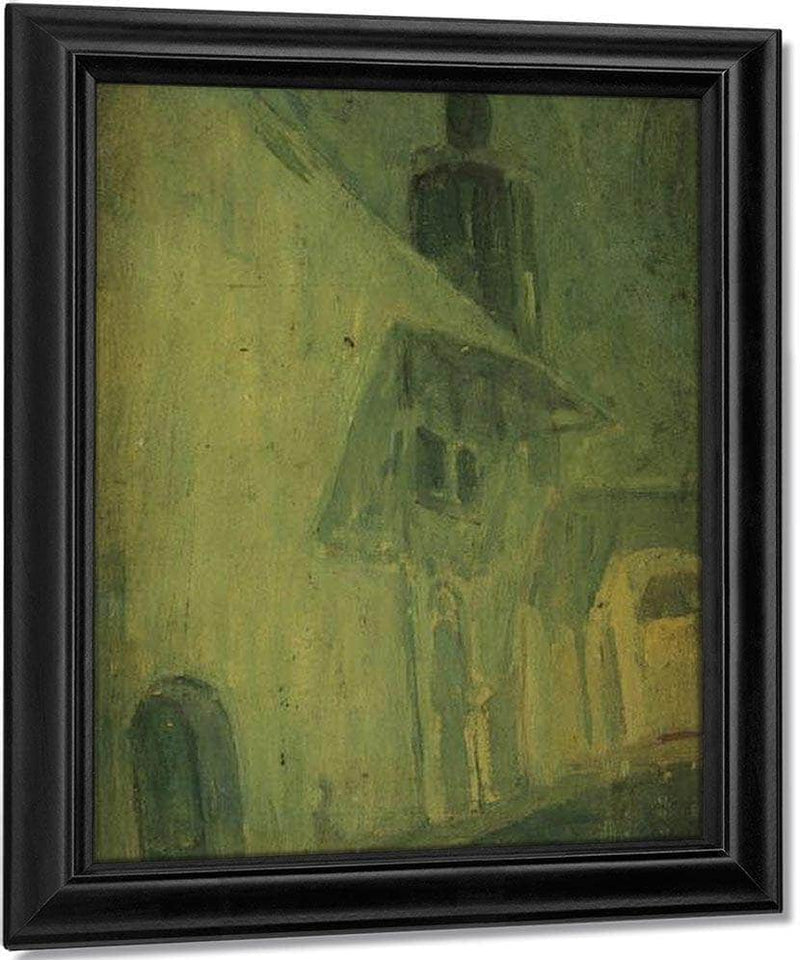The House (Wall) In Blue By Henry Ossawa Tanner Fine Art Print