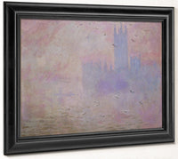 The Houses Of Parliament, Seagulls By Claude Monet Fine Art Print