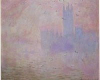 The Houses Of Parliament, Seagulls By Claude Monet Fine Art Print