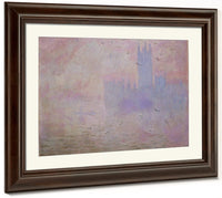 The Houses Of Parliament, Seagulls By Claude Monet Fine Art Print