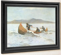 The Howl Of The Weather Aka The Squall By Frederic Remington Fine Art Print