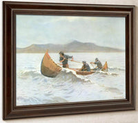 The Howl Of The Weather Aka The Squall By Frederic Remington Fine Art Print