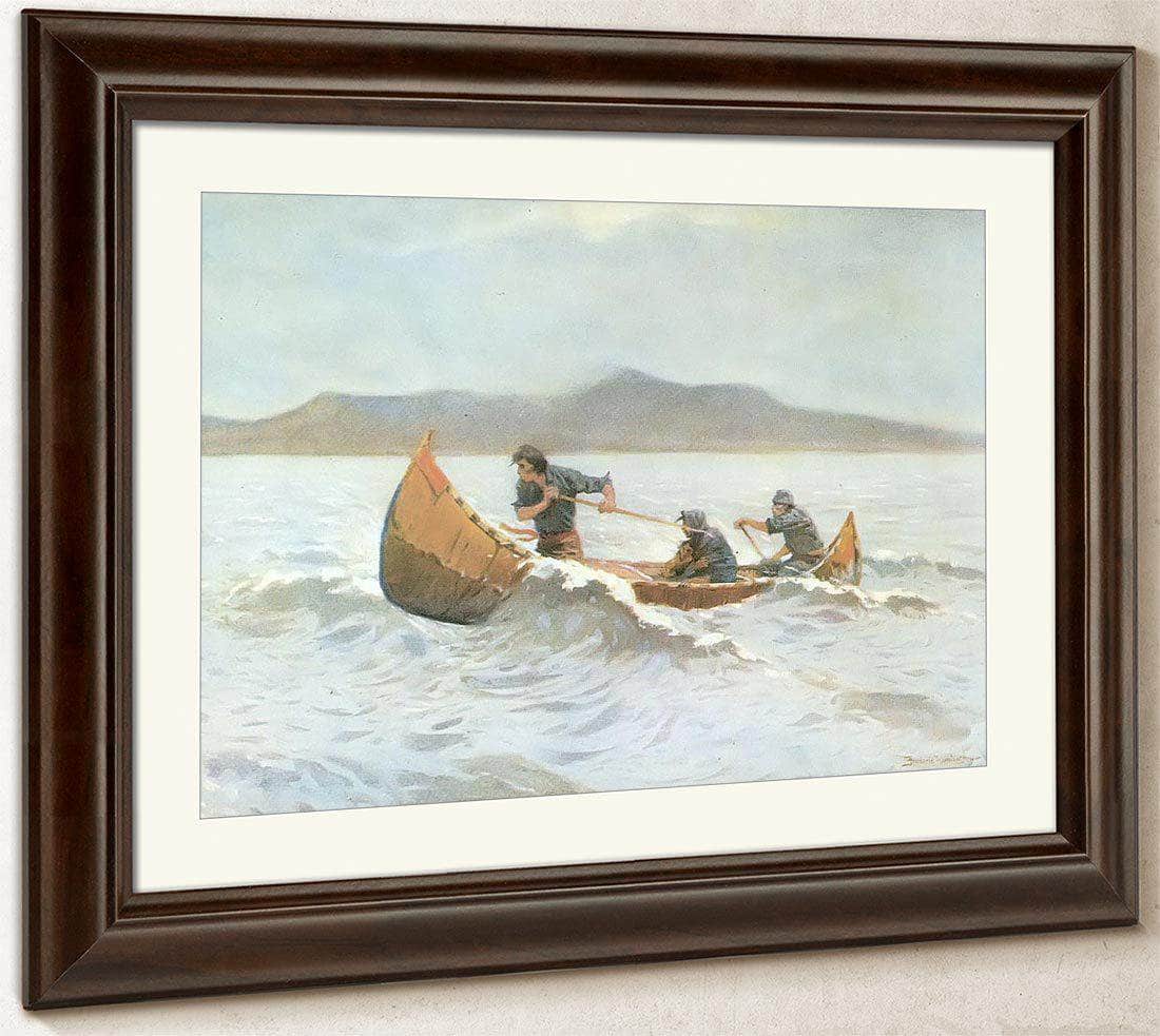 The Howl Of The Weather Aka The Squall By Frederic Remington Fine Art Print