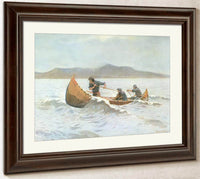 The Howl Of The Weather Aka The Squall By Frederic Remington Fine Art Print