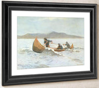 The Howl Of The Weather Aka The Squall By Frederic Remington Fine Art Print