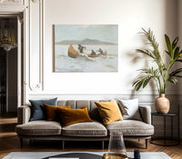 The Howl Of The Weather Aka The Squall By Frederic Remington Fine Art Print