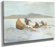 The Howl Of The Weather Aka The Squall By Frederic Remington Fine Art Print