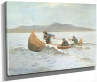 The Howl Of The Weather Aka The Squall By Frederic Remington Fine Art Print