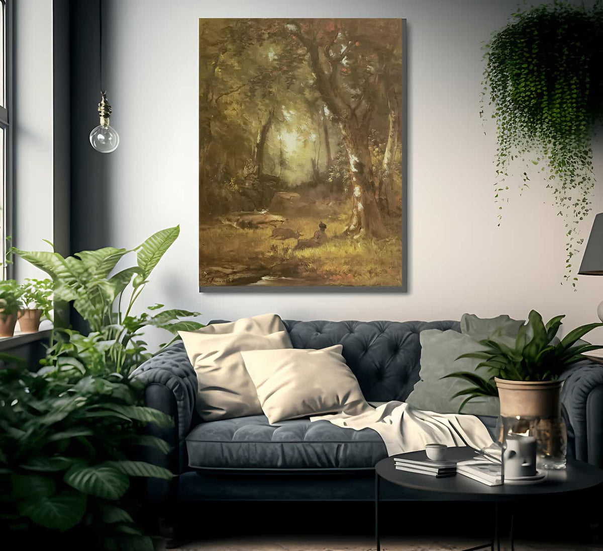 The Huntsman By George Inness Fine Art Print