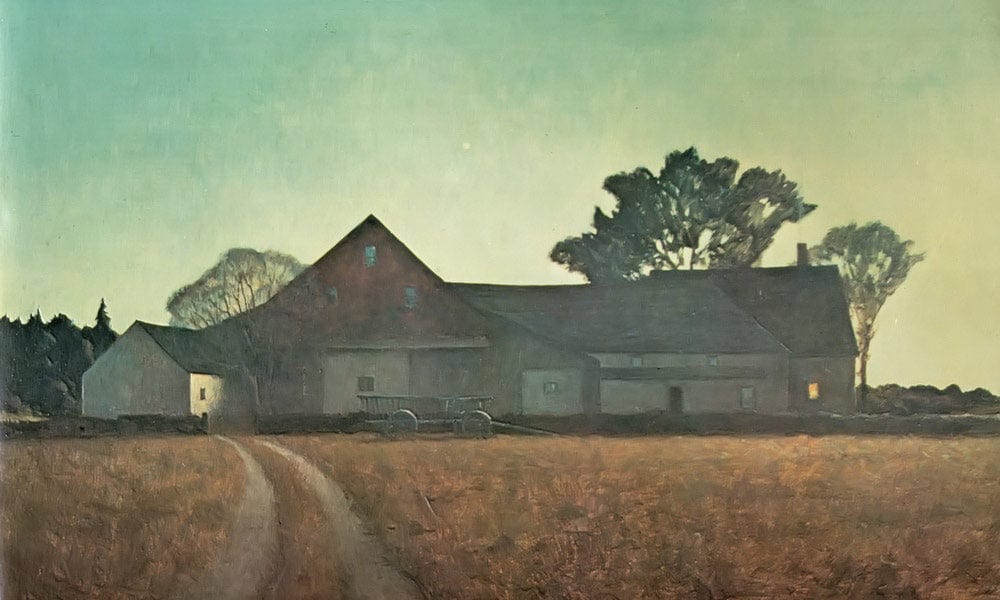 The Hupper Farm By NC Wyeth Fine Art Print