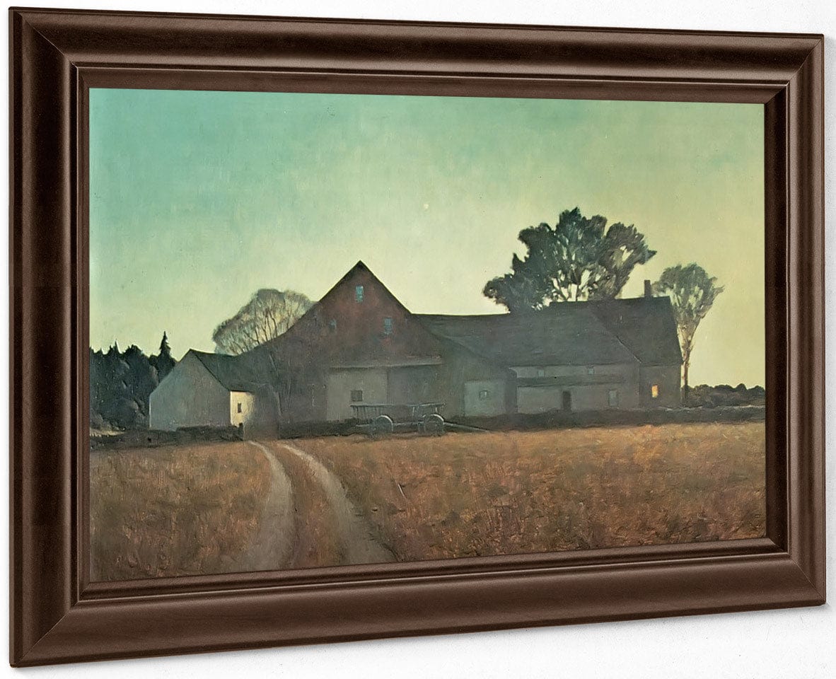 The Hupper Farm By NC Wyeth Fine Art Print