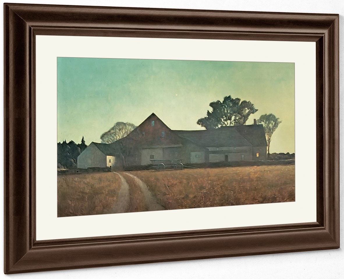 The Hupper Farm By NC Wyeth Fine Art Print