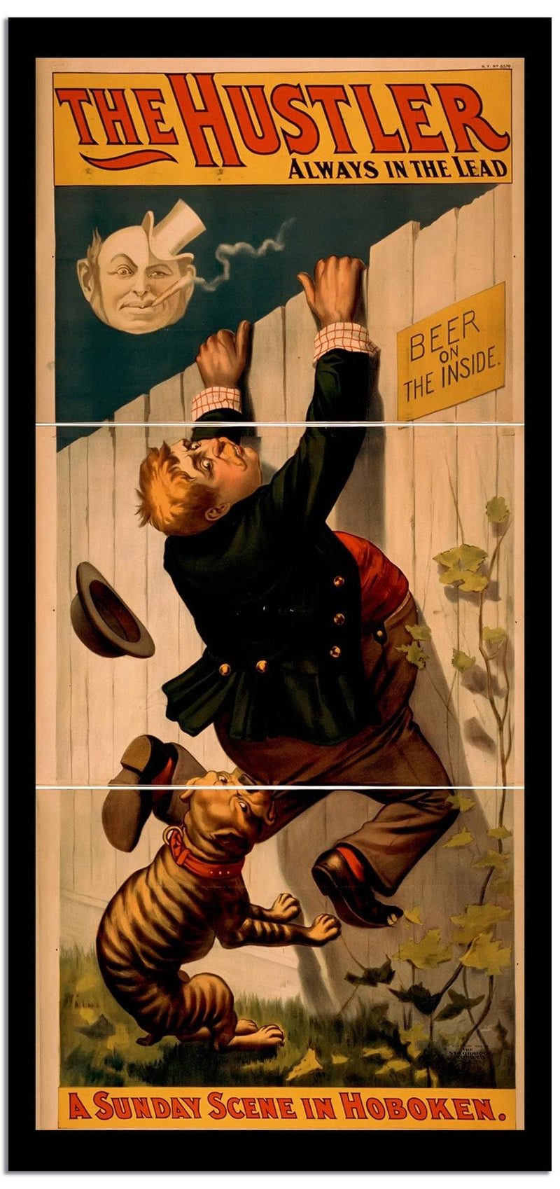 The Hustler  Vintage Movie Poster Fine Art Print