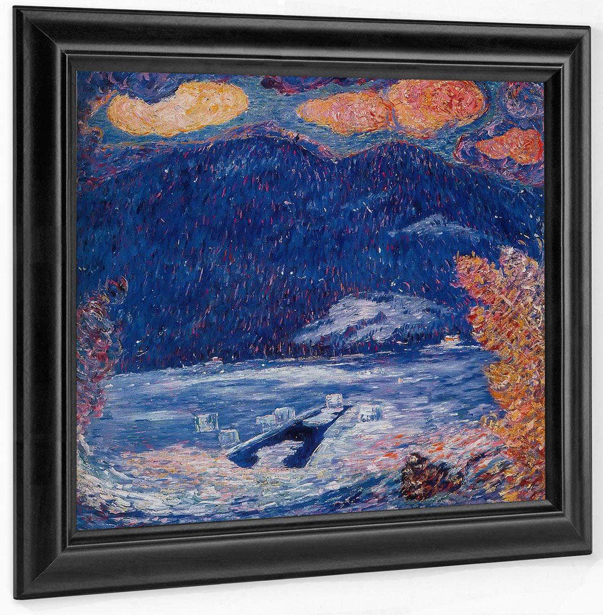 The Ice Hole Maine By Marsden Hartley Fine Art Print