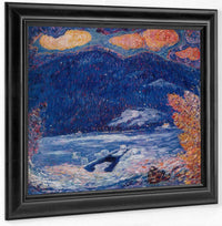The Ice Hole Maine By Marsden Hartley Fine Art Print