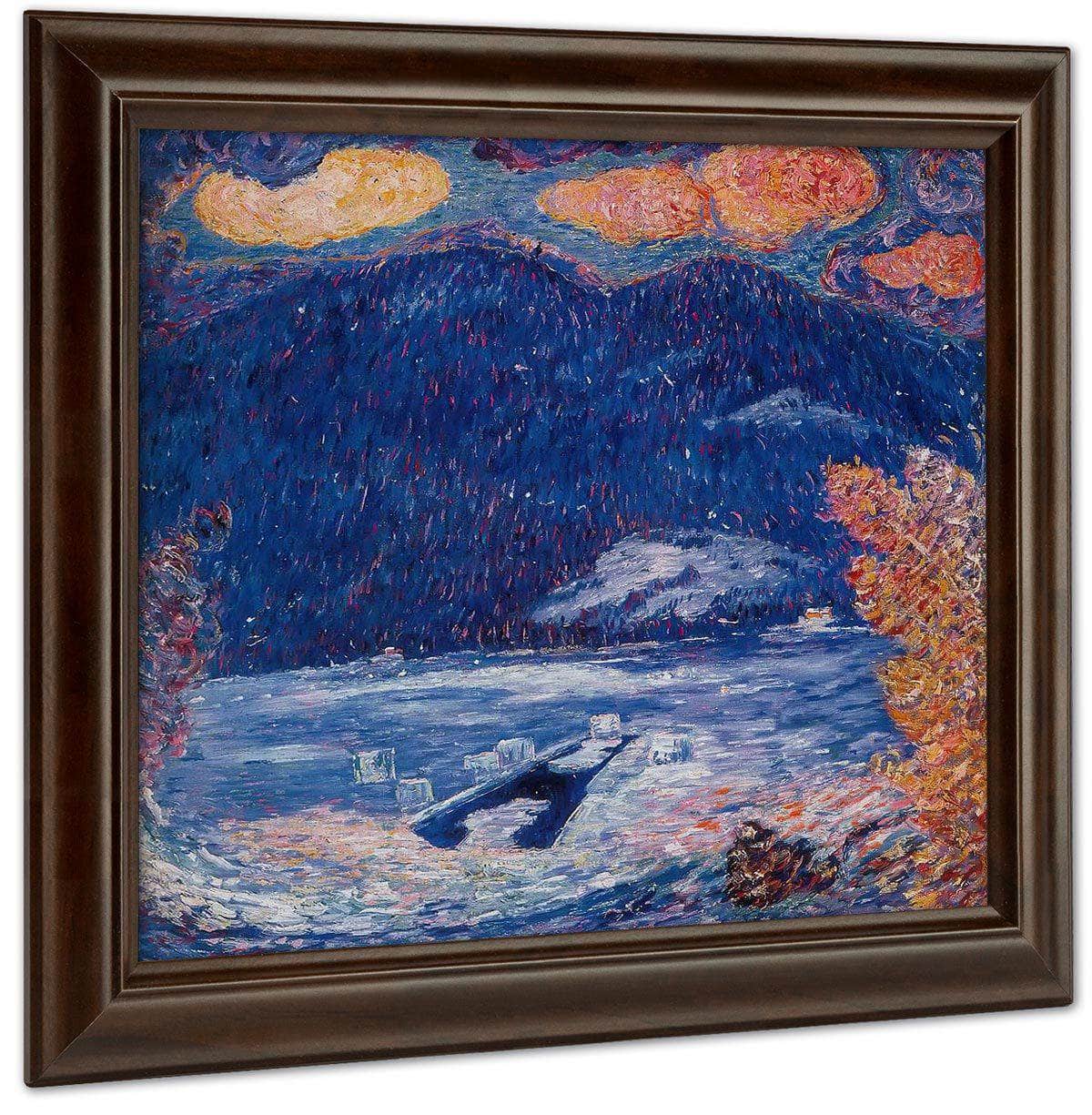 The Ice Hole Maine By Marsden Hartley Fine Art Print