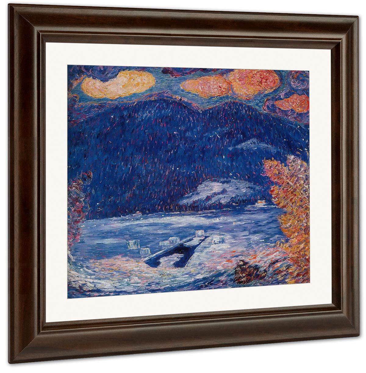 The Ice Hole Maine By Marsden Hartley Fine Art Print