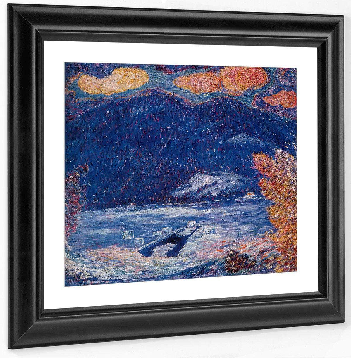 The Ice Hole Maine By Marsden Hartley Fine Art Print