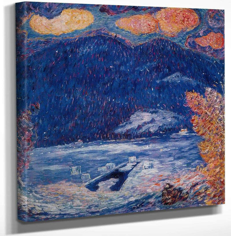 The Ice Hole Maine By Marsden Hartley Fine Art Print