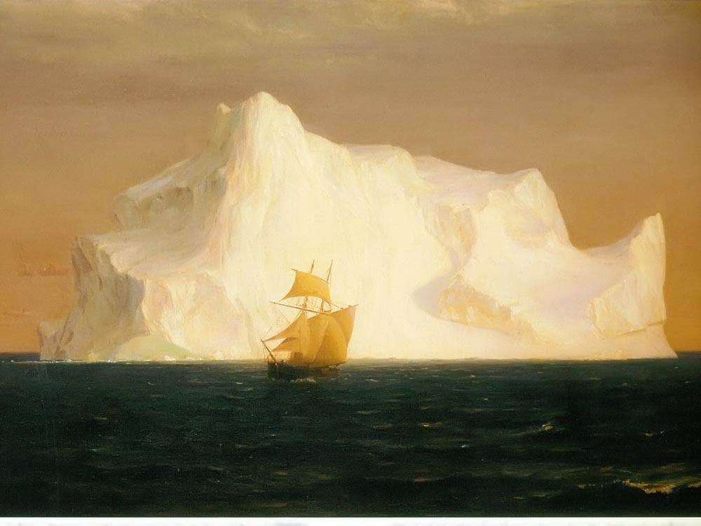 The Iceberg By Frederic Edwin Church Fine Art Print