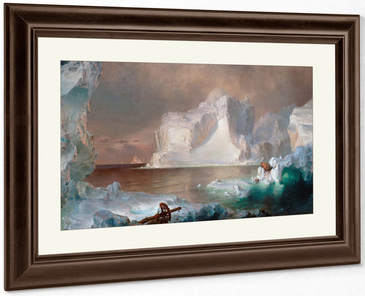 The Icebergs 1861 By Frederic Edwin Church Fine Art Print