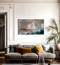 The Icebergs 1861 By Frederic Edwin Church Fine Art Print