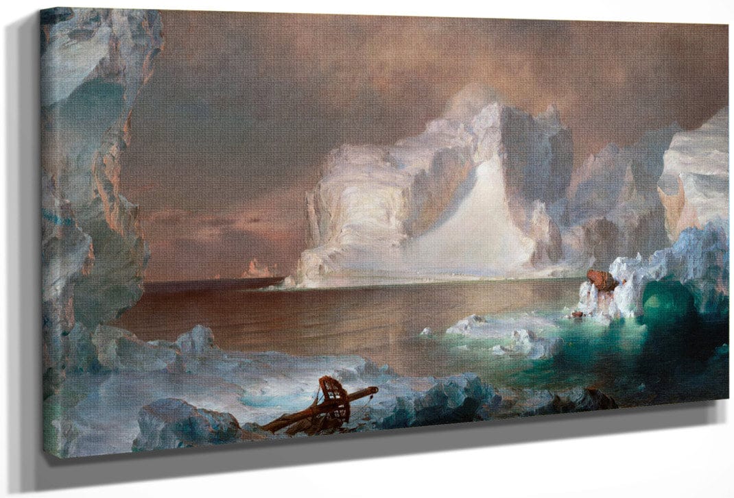 The Icebergs 1861 By Frederic Edwin Church Fine Art Print