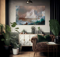 The Icebergs 1861 By Frederic Edwin Church Fine Art Print