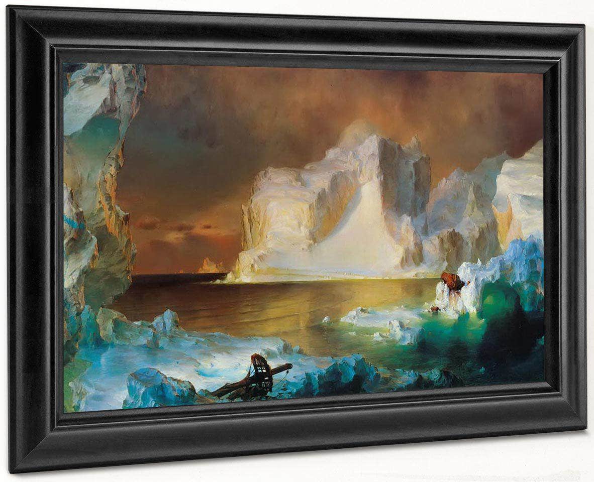 The Icebergs By Fredric Edwin Church Fine Art Print
