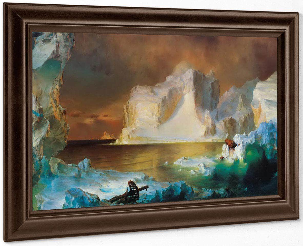 The Icebergs By Fredric Edwin Church Fine Art Print
