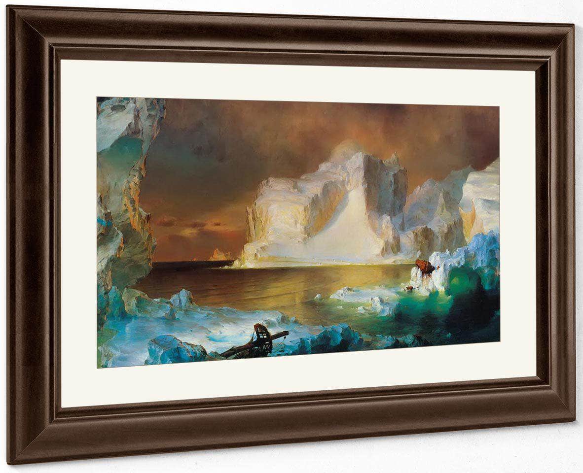 The Icebergs By Fredric Edwin Church Fine Art Print