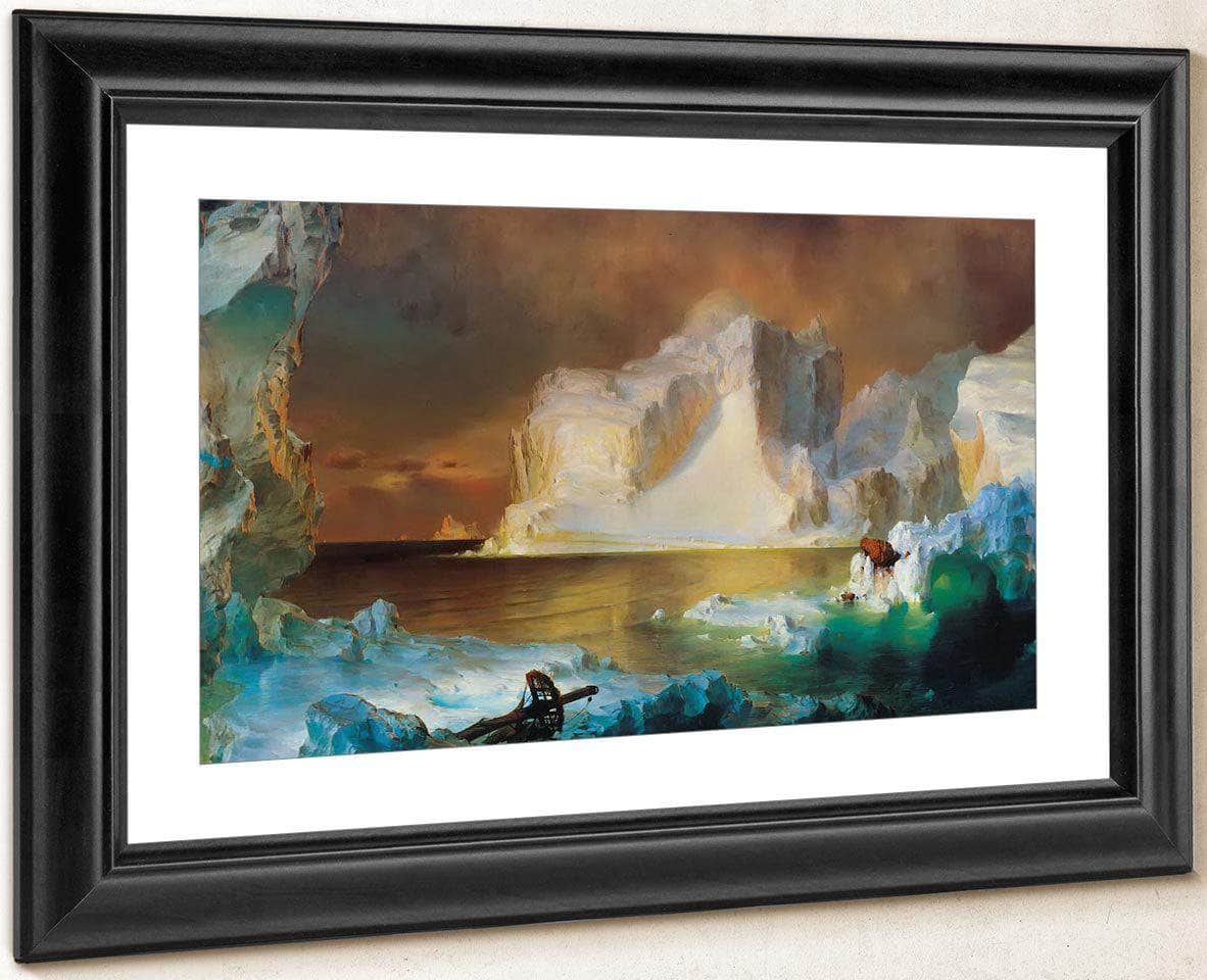 The Icebergs By Fredric Edwin Church Fine Art Print