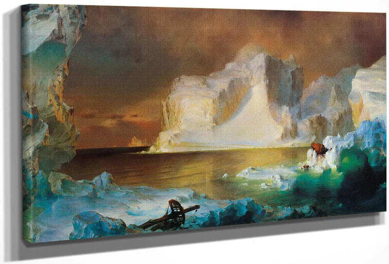 The Icebergs By Fredric Edwin Church Fine Art Print