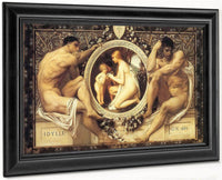 The Idyll By Gustav Klimt Fine Art Print