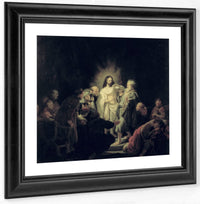 The Incredulity Of St. Thomas By Rembrandt Fine Art Print