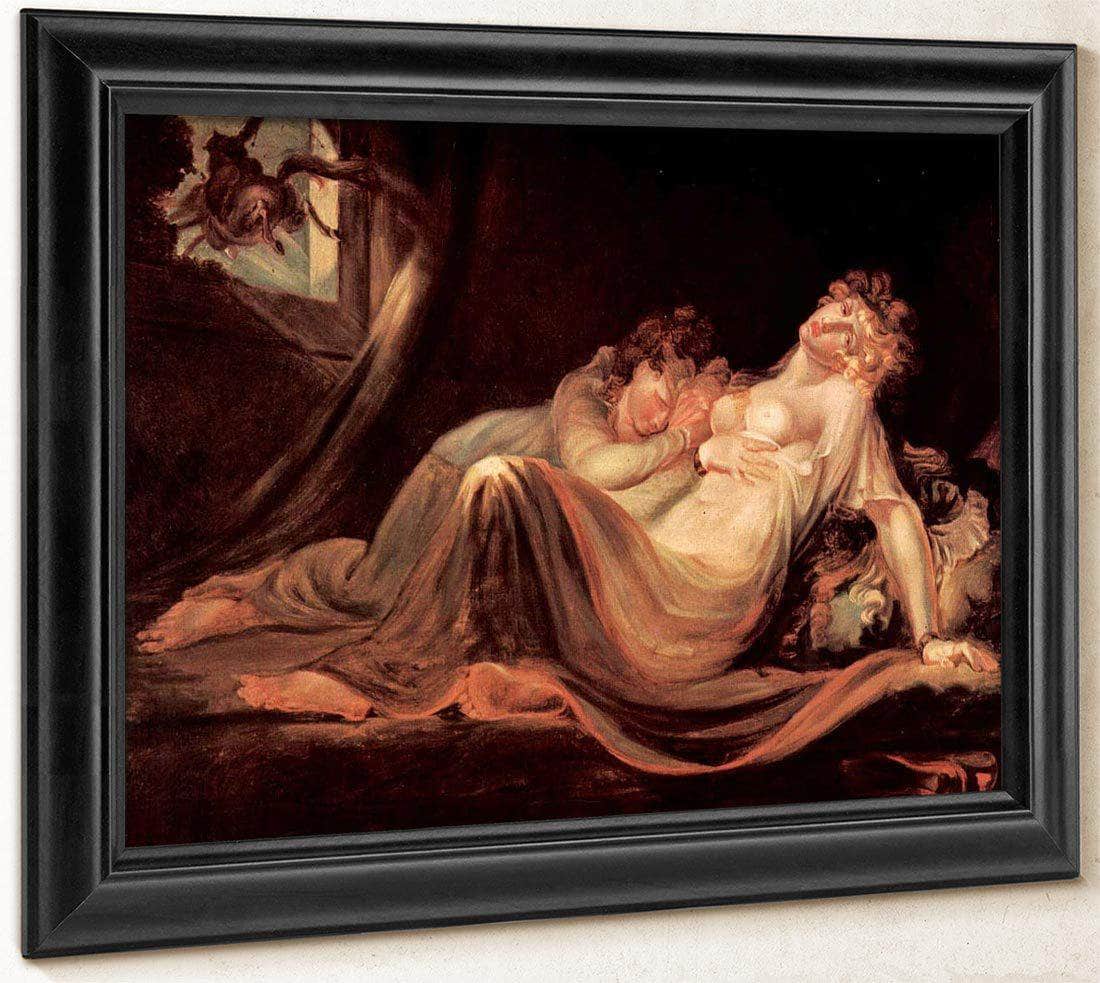 The Incubus Leaving Two Sleeping Women By Henry Fuseli Fine Art Print