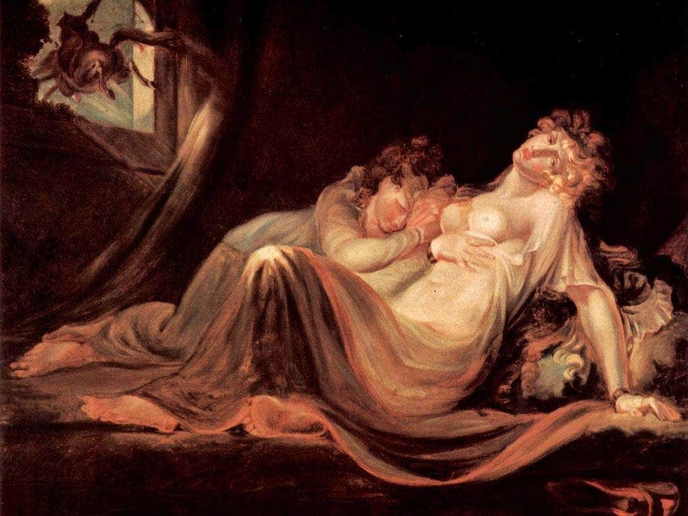 The Incubus Leaving Two Sleeping Women By Henry Fuseli Fine Art Print