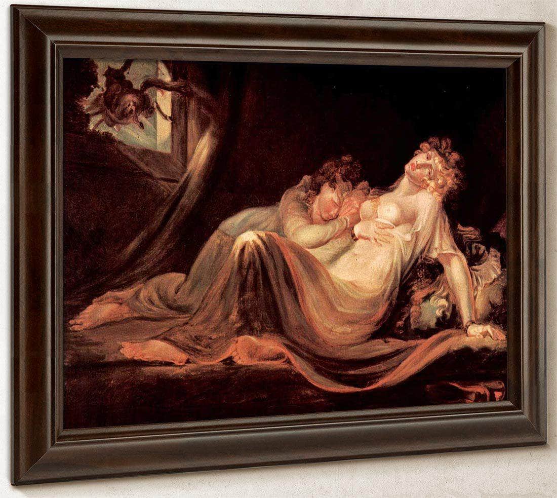 The Incubus Leaving Two Sleeping Women By Henry Fuseli Fine Art Print