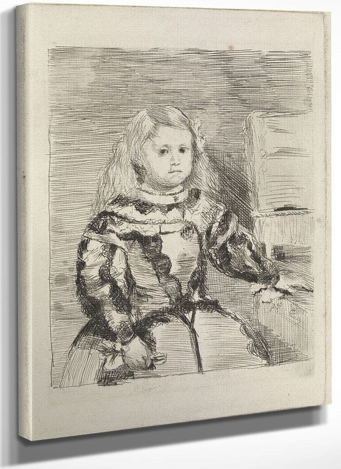 The Infanta Margarita By Edgar Degas Fine Art Print